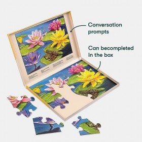 Relish ‘Lily Pond’ Puzzle 13 Pièces : Activités Adaptées aux Seniors Atteints de Démence ou d’Alzheimer