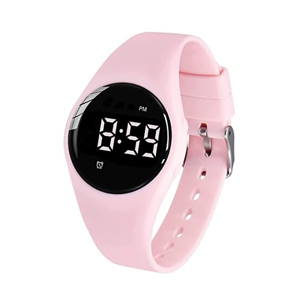 e-vibra Montre dalarme vibrante, Montre de Rappel médical imperméable Wake Up Watch avec minuterie et 15 alarmes Quotidienne