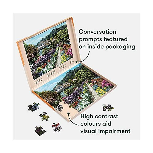 Relish ‘Monets Garden’ Puzzle 63 Pièces : Activités Adaptées aux Seniors Atteints de Démence ou d’Alzheimer