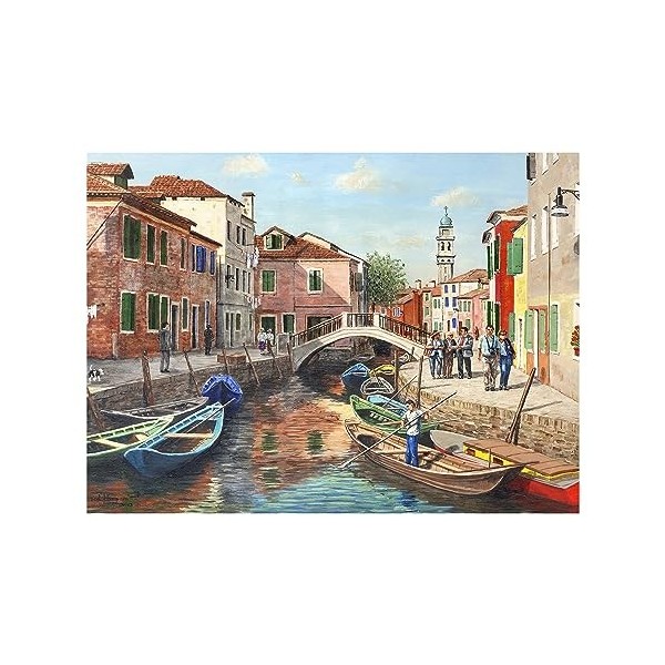 Relish ‘Burano Island’ Puzzle 63 Pièces : Activités Adaptées aux Seniors Atteints de Démence ou d’Alzheimer