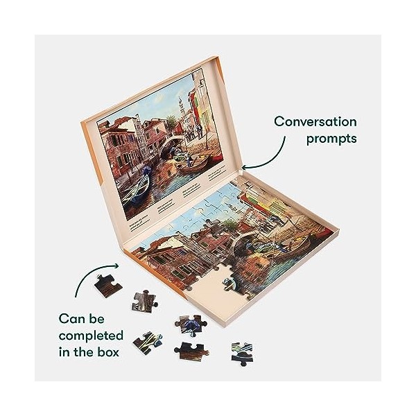 Relish ‘Burano Island’ Puzzle 63 Pièces : Activités Adaptées aux Seniors Atteints de Démence ou d’Alzheimer