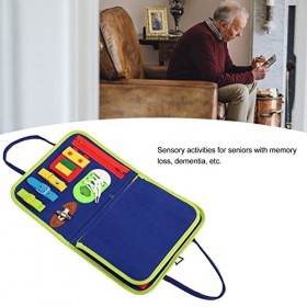 Couverture Fidget pour la Démence Alzheimer Couverture Sensorielle pour Adultes Atteints de Démence Aides à la Thérapie de L