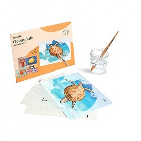 Relish ‘Ocean Life’ Aquapaint Peinture à l’Eau Réutilisable : Jeux Adaptés aux Seniors Atteints de Démence ou d’Alzheimer