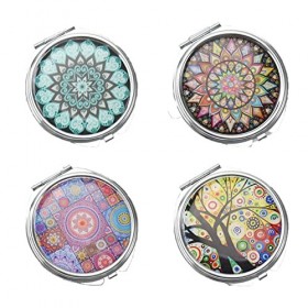 4 Pièces 3 Compartiments Portable Médecine Pilulier, Mini Boite Medicaments Journalier, Petite Boîte à Pilules Avec Organiseu