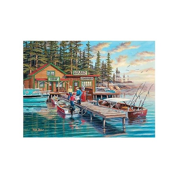 Relish ‘Lakeside Vacation’ Puzzle 63 Pièces : Activités Adaptées aux Seniors Atteints de Démence ou d’Alzheimer