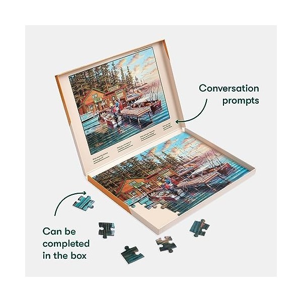 Relish ‘Lakeside Vacation’ Puzzle 63 Pièces : Activités Adaptées aux Seniors Atteints de Démence ou d’Alzheimer