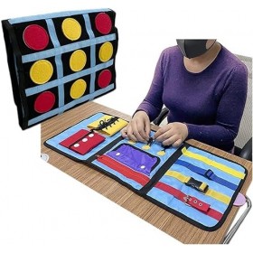 Couverture sensorielle pour personnes âgées souffrant de démence dAlzheimers -Couverture sensorielle pour adultes atteints d