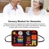 Couverture Fidget pour Personnes âgées, Produits de Démence Alzheimer, Couverture Sensorielle Alzheimers Activités Démence Fi