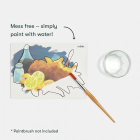 Relish ‘Beach Holiday’ Aquapaint Peinture à l’Eau Réutilisable : Jeux Adaptés aux Seniors Atteints de Démence ou d’Alzheime