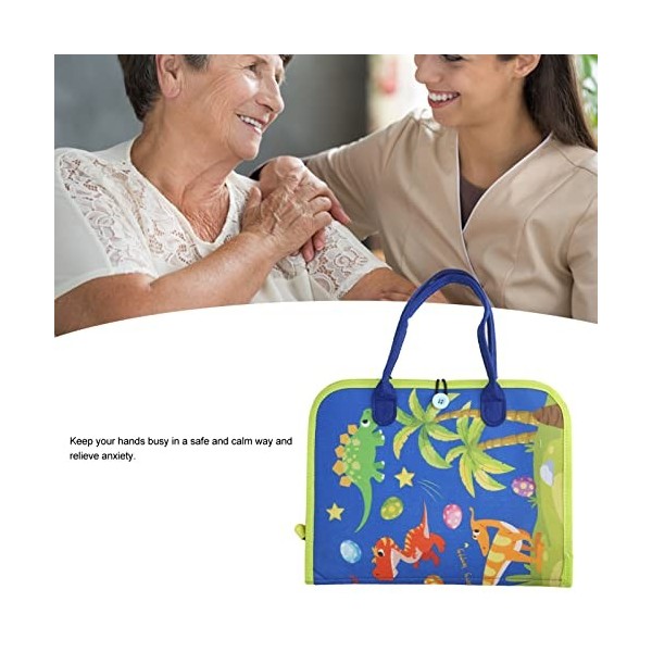 couverture sensorielle jouet sensoriel pour démence,Couverture Fidget pour démence, activités de démence pour les personnes â
