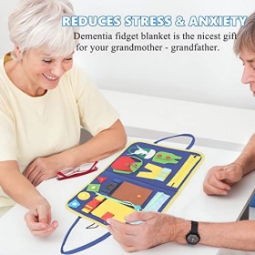 Couverture Anti-Démence, Activités sur la Démence pour les Aînés, Couverture Occupée des Produits DAlzheimer, Couverture Sen