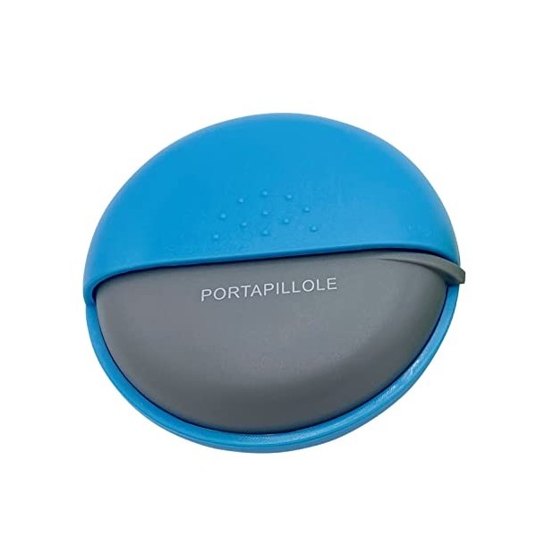 Porte-pilules quotidien de poche, porte-bagages hebdomadaires avec 6 compartiments, récipient pour pilules 6 grilles de rotat