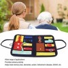 Fidget Sensory Pad, Couverture Sensorielle Fidget Blanket pour la Démence, Memory Aid Fidget Sensory Pad, Dementia Products C