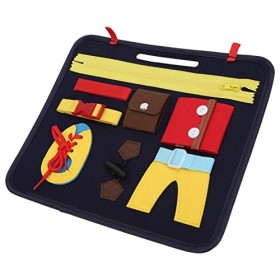 Fidget Blanket Sensory Pad, Perte de Mémoire Démence Alzheimer Jouets Sensoriels avec Activités pour les Patients Alzheimer S