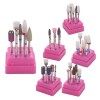 minkissy 7Pcs 1 Set Ensemble DOngles En Acrylique Mèches À Ongles En Diamant Outils À Ongles Ongles En Acrylique Limes À Ong
