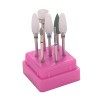 minkissy 7Pcs 1 Set Ensemble DOngles En Acrylique Mèches À Ongles En Diamant Outils À Ongles Ongles En Acrylique Limes À Ong