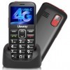 uleway 4G Telephone Portable Senior, Téléphone Portable Basique pour Personnes Agées, Telephone Debloqué avec Grosse Touche,2