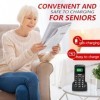 uleway 4G Telephone Portable Senior, Téléphone Portable Basique pour Personnes Agées, Telephone Debloqué avec Grosse Touche,2