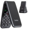 Qubo Téléphone à Clapet pour Les Personnes âgées, Téléphone Portable pour Personnes âgées, Écran de 2,4 Pouces, Volume élevé,