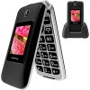 uleway 3G Téléphone Portable Senior Clapet Débloqué avec Grandes Touches,Basique Telephone Mobile pour Personne Agée，Big Volu