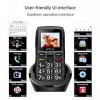 artfone GSM Telephone Senior 1.8 avec Grandes Touches, Batterie 1400mAh, Bouton SOS, Radio FM, Lampe Torche, Station de Cha