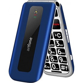 USHINING 2G Téléphone Portable Senior Débloqué avec Grandes Touches,  Basique Telephone Mobile pour Personne Agée, Bouton SOS, Dual-SIM, 800mAh