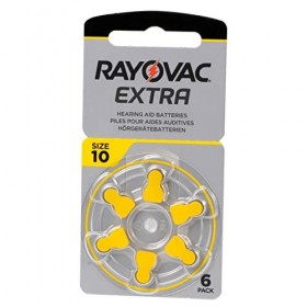 Rayovac Extra Advanced, size 10 Hearing Aid Battery pack 60 pcs 