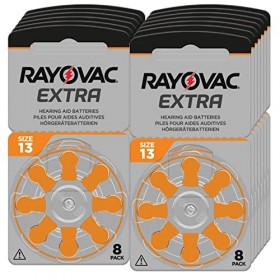 120 Piles Auditives Rayovac Extra 13. 15x8 Piles pour Appareil Auditif