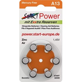 Start - 60 Piles pour appareils auditifs - Type A13 1.45V - 280mAh - PR48