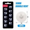 Lot de 2/20pcs Dômes pour Appareil Auditif pour Oticon, Dômes de Remplacement de 10mm en Silicone Adaptés pour Oticon MiniFit