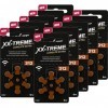 XX-Treme Lot de 60 piles pour appareils auditifs Longlife Extra - Type 312-60 piles pour appareils auditifs - PR41 code coule