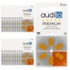 Lot de 120 Piles auditives Audilo Premium Taille 13 Couleur Orange PR48 /Piles auditive Longues durée Haute qualité/durée de