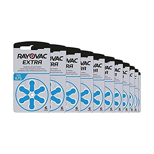 Rayovac Kit de Nettoyage pour appareils auditifs 60er Pack Blau 675