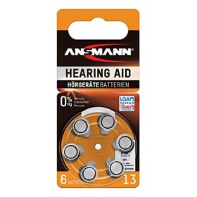 ANSMANN Piles auditives 13 1,4V Lot de 3 – Piles Bouton Type 13 P13 ZL2 PR48 pour Aides auditives – Piles Plates pour appar