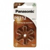 Panasonic PR312 Lot de 60 Piles pour appareils auditifs 10 Paquets 
