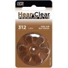 HearClear Lot de 60 piles pour appareils auditifs Taille 312 PR41