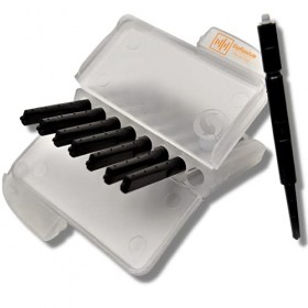 Lot de 5 x 40 filtres de cire pour appareils auditifs compatibles avec Phonak, Widex, Unitron, Resound BTE/ITE Transparent 