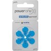 Power One - p675 - Implant Plus Cocleari Piles pour appareils auditifs - Bleu - Lot de 6