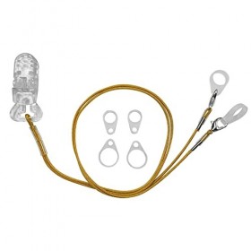 Clip pour appareil auditif pour personnes âgées et adultes – Protecteur de cordon anti-perte BTE avec boucles, clip et clip d