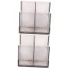 Beavorty 3 Pièces Support De Stockage De Broyeur Kits De Nettoyage De Bureau Portables Bacs De Rangement En Plastique Transpa