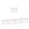 Beavorty 3 Pièces Support De Stockage De Broyeur Kits De Nettoyage De Bureau Portables Bacs De Rangement En Plastique Transpa