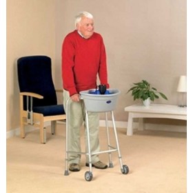 Buckingham Panier pour cadre de marche, Transport de petits objets, Contient une grande assiette, Assistance pour personnes â