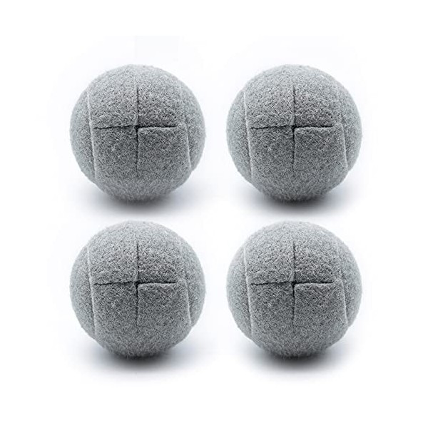 Magicorange Lot de 4 balles de tennis prédécoupées pour pieds de meubles et protection du sol, revêtement en feutre résistant