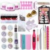 Kit complet pour ongles en acrylique pour manucure et manucure