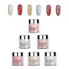 Kit complet pour ongles en acrylique pour manucure et manucure