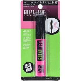 MAYBELLINE - Great Lash Washable Mascara 100 Blackest Black - 0.43 fl. oz. 12.7 ml 