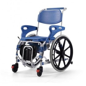 IUBOLE Chaise De Bain, Chaise Daisance à roulettes, Chaise De Bain Spéciale, Chaise Daisance Portable, Toilettes pour Perso