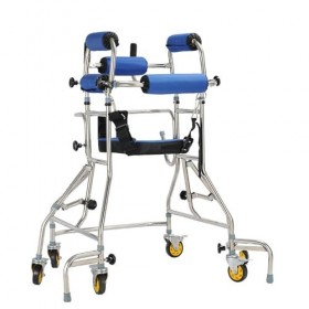 IUBOLE Aide à La Marche en Tube dacier épaissi pour Les Personnes âgées, Cadre Debout Anti-recul, Marcheur, Cadre Debout à D