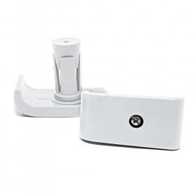 Top Glides Flexfit Lot de 2 paires de patins de ski universels Blanc