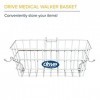 Drive Medical Walker Basket, White by Drive Medical